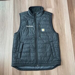 Carhartt Rain Defender Relaxed Fit Insulated Vest Black Mens Medium OV2286-M